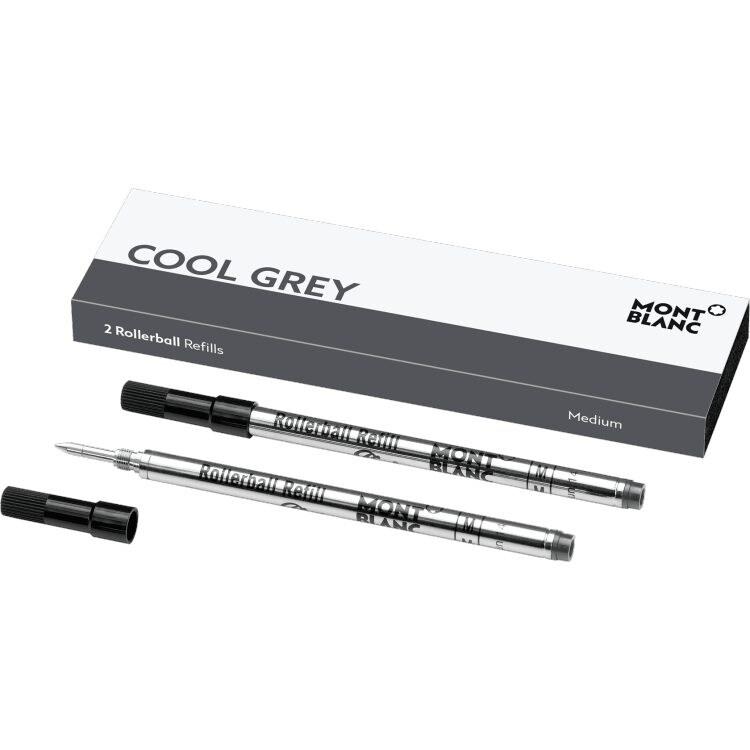 Recharge rollerballMontblanc2 recharges pour rollerball (M), Cool Grey