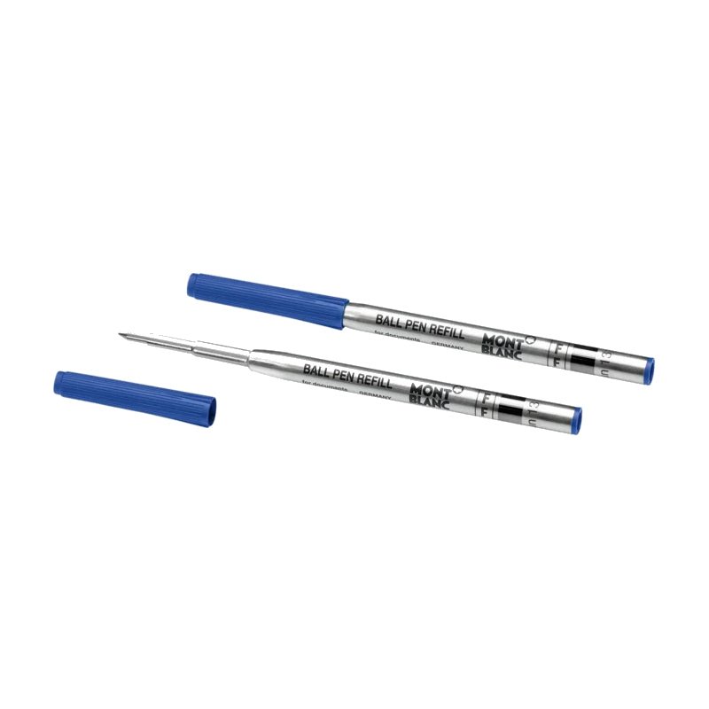 Recharge stylo billeMontblanc2 recharges pour stylo bille Montblanc (F) Royal Blue