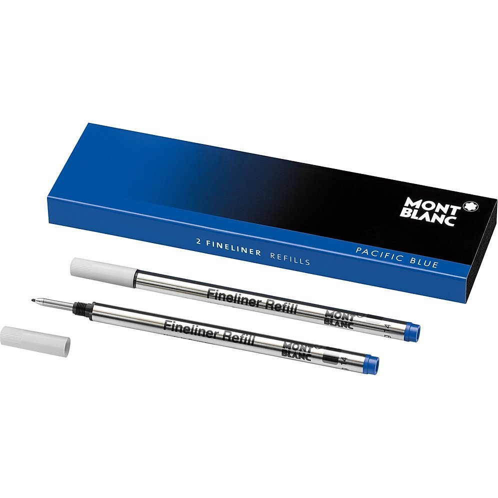 Recharges pour feutre finMontblanc2 recharges pour feutre fin Montblanc Bleu Pacifique